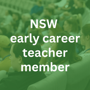 NSW early career teacher member