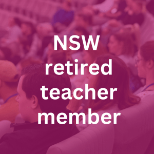 NSW retired teacher member